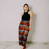 MIRI tailored skirt in silk - Size 2