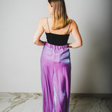 NICOLE tailored palazzo trousers in iridescent viscose SIZE 1