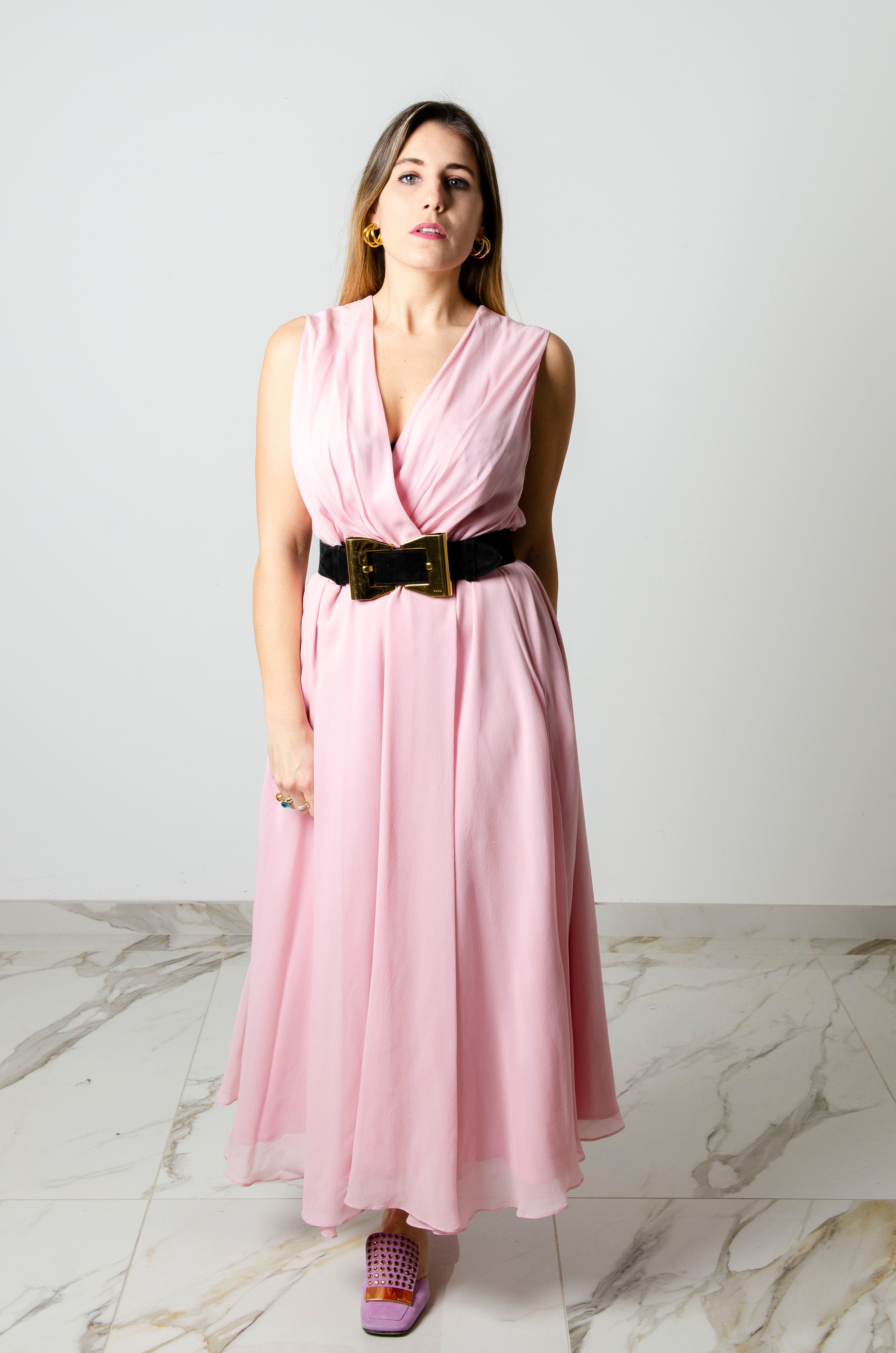 Vestito rosa MaxMara Tg It 44 e It 46